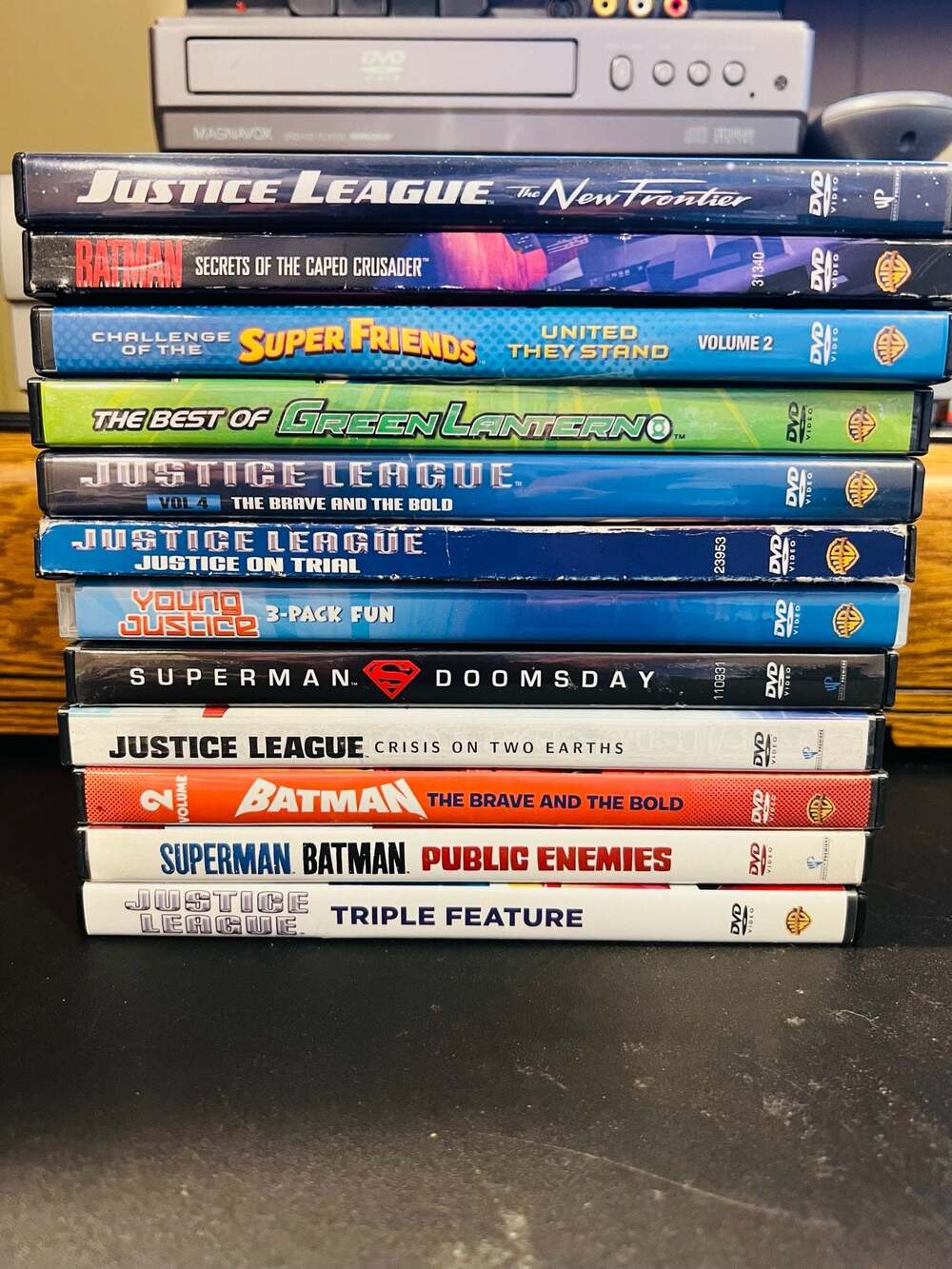 Collection of 11 DC Comics Animated Universe DVD Movies and Series Volumes Lot